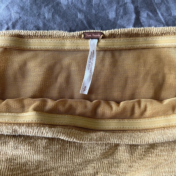 Free People Tube Top with Ruched Sides - Picture 3 of 4